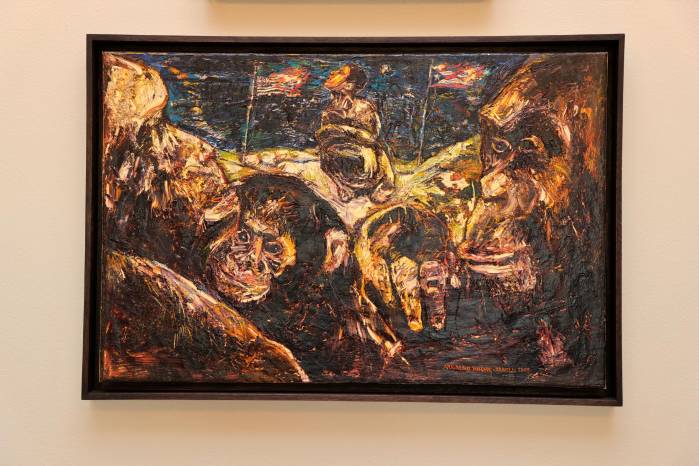 Yo fui primero, obra de Arnaldo Roche Rabell (1995) Yo fui primero, obra de Arnaldo Roche Rabell (1995)