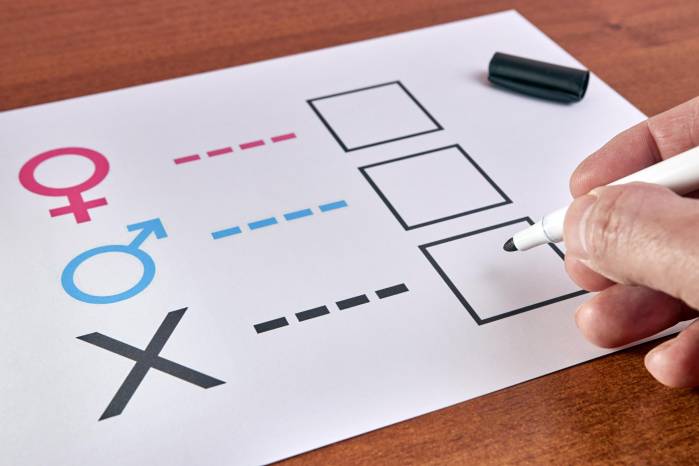 Persona eligiendo su identidad de genero | Shutterstock Persona eligiendo su identidad de genero | Shutterstock