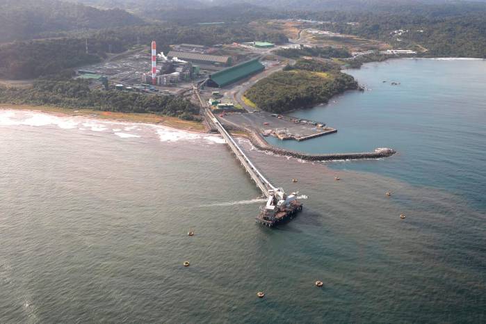 Imagen área del proyecto de Cobre Panamá. Imagen área del proyecto de Cobre Panamá.