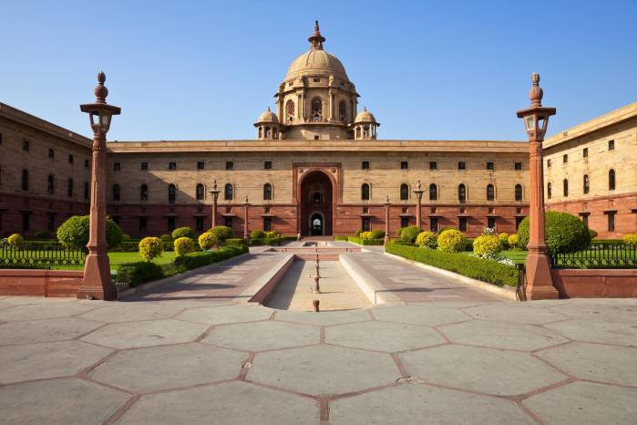 Rashtrapati Bhavan, la oficina y residencia oficial del presidente de la India. Rashtrapati Bhavan, la oficina y residencia oficial del presidente de la India.