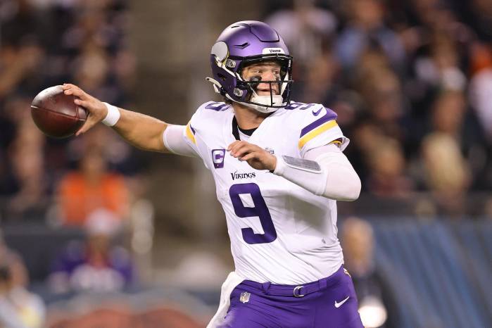 El jugador de los Minnesota Vikings, J.J. McCarthy. El jugador de los Minnesota Vikings, J.J. McCarthy.