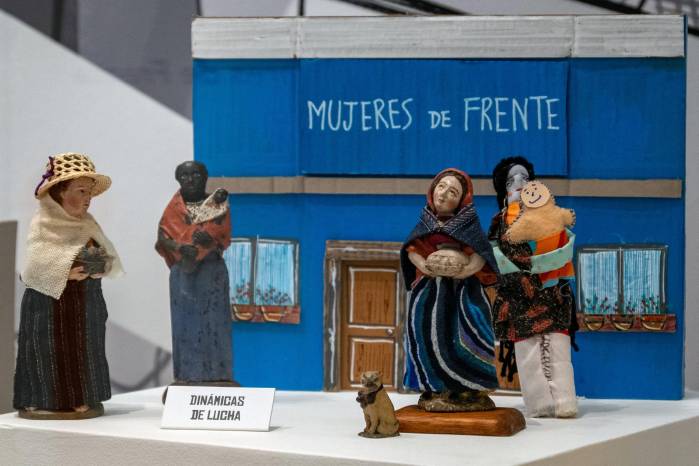 Figura que representa una escena bíblica. Figura que representa una escena bíblica.
