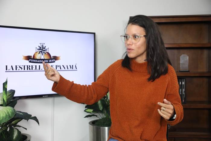 Génesis Bonilla, productora de cine. Génesis Bonilla, productora de cine.