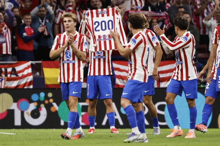 El delantero francés del Atlético de Madrid Antoine Griezmann. El delantero francés del Atlético de Madrid Antoine Griezmann.