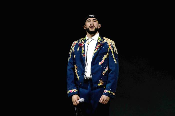 Fotografía de archivo del cantante Bad Bunny en el coliseo de Puerto Rico, en San Juan. Fotografía de archivo del cantante Bad Bunny en el coliseo de Puerto Rico, en San Juan.