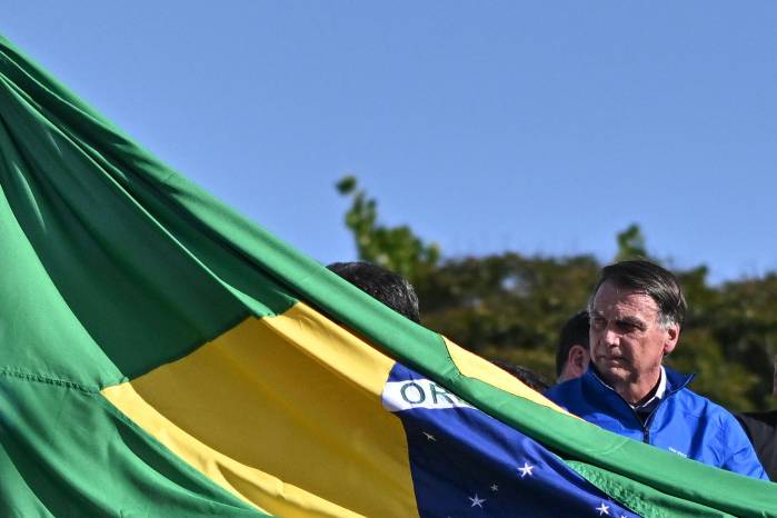 El expresidente de Brasil Jair Bolsonaro, en una fotografía de archivo. El expresidente de Brasil Jair Bolsonaro, en una fotografía de archivo.