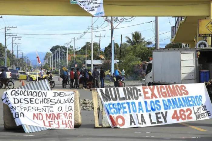 Las protestas en Bocas del Toro ya suman más de un mes. Las protestas en Bocas del Toro ya suman más de un mes.