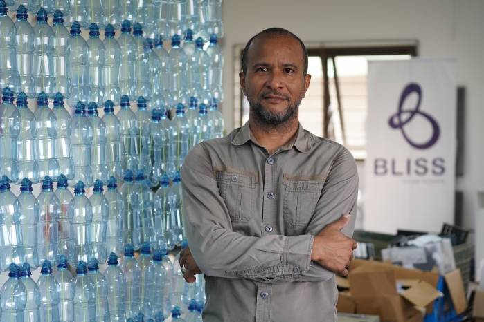 Ing. Alexei Castillo, en el Centro de Economía Circular en la Ciudad del Saber. Ing. Alexei Castillo, en el Centro de Economía Circular en la Ciudad del Saber.
