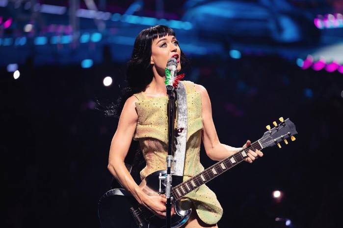 La cantante estadounidense Katy Perry durante su show en México, parte del Lifetimes Tour. La cantante estadounidense Katy Perry durante su show en México, parte del Lifetimes Tour.