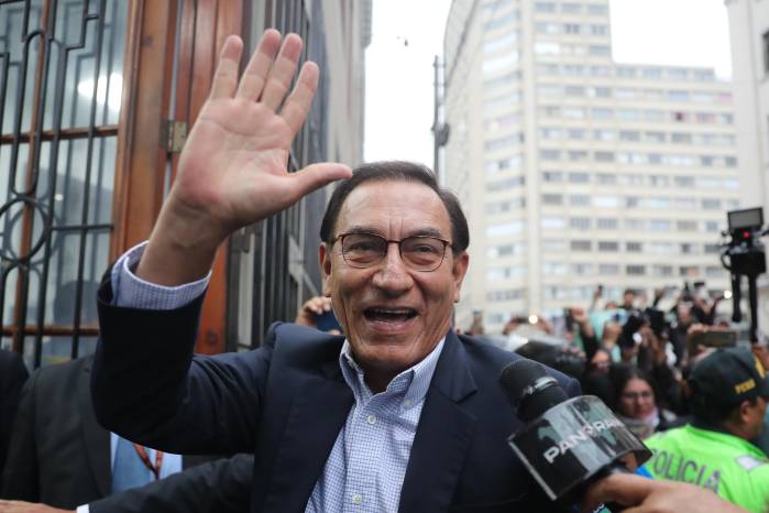 El expresidente de Perú Martín Vizcarra en una foto de archivo. EFE/ Paolo Aguilar El expresidente de Perú Martín Vizcarra en una foto de archivo. EFE/ Paolo Aguilar