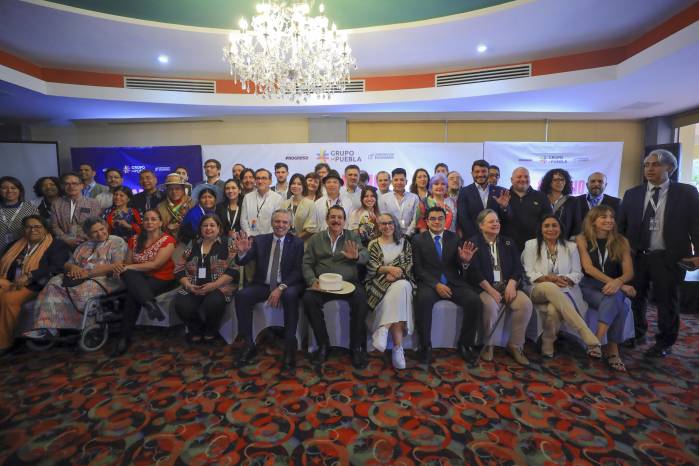 Fotografía de archivo de los participantes en la reunión del Grupo de Puebla, en Tegucigalpa (Honduras). Fotografía de archivo de los participantes en la reunión del Grupo de Puebla, en Tegucigalpa (Honduras).