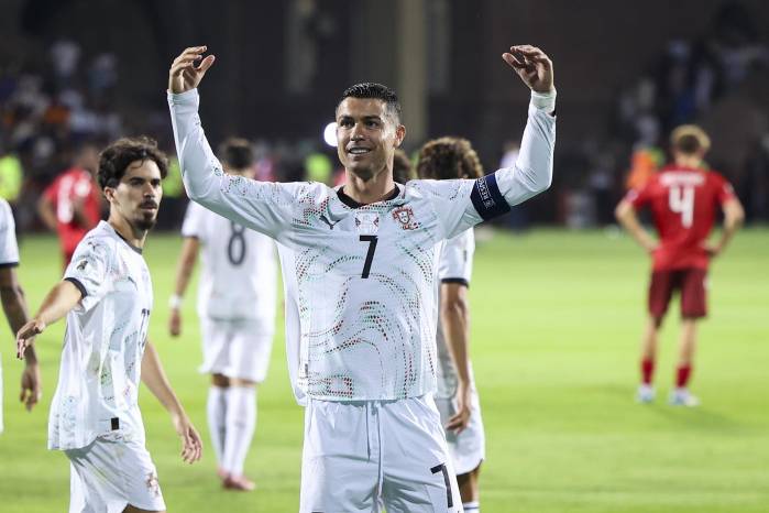 El futbolista portugués, Cristiano Ronaldo. El futbolista portugués, Cristiano Ronaldo.