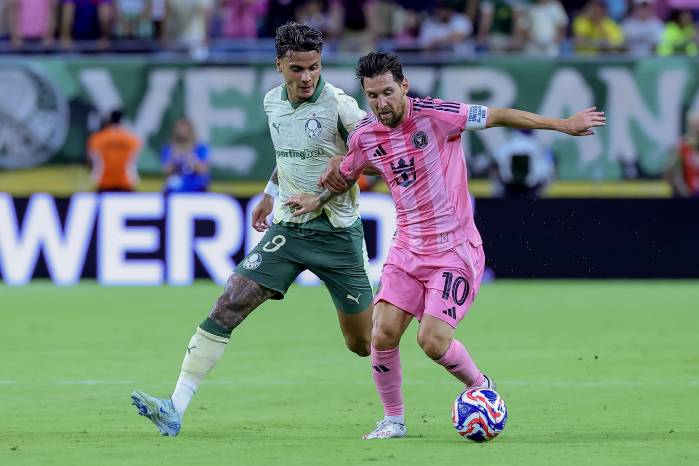 El delantero del Inter Miami, Lionel Messi durante un partido del Mundial de Clubes. El delantero del Inter Miami, Lionel Messi durante un partido del Mundial de Clubes.