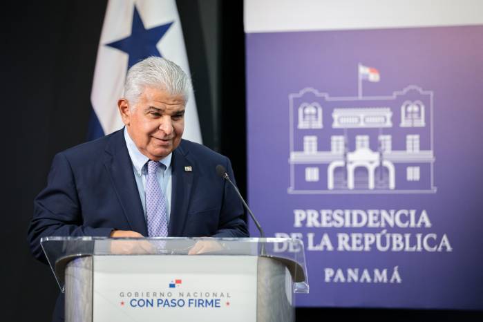 José Raúl Mulino, presidente de Panamá. José Raúl Mulino, presidente de Panamá.