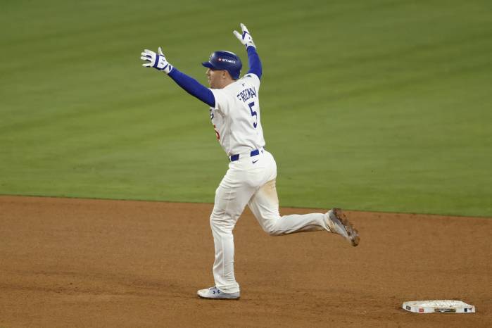 El jugador de Los Ángeles Dodgers, Freddie Freeman. El jugador de Los Ángeles Dodgers, Freddie Freeman.