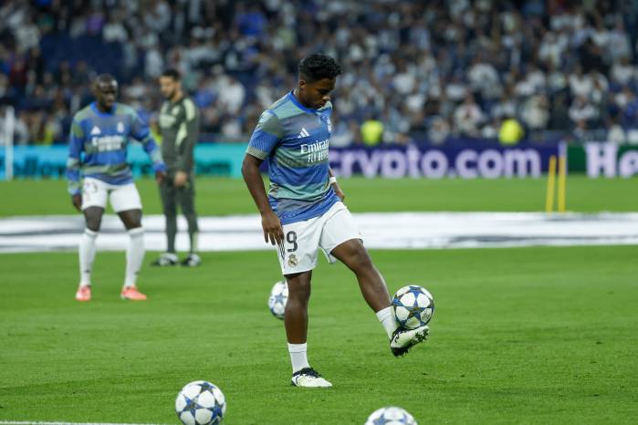 El delantero brasileño del Real Madrid, Endrick. El delantero brasileño del Real Madrid, Endrick.