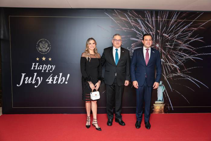 ‘En este día, celebramos no sólo la independencia de Estados Unidos, sino también los valores que todos compartimos: la libertad, la democracia y la justicia’, dijo Orillac. ‘En este día, celebramos no sólo la independencia de Estados Unidos, sino también los valores que todos compartimos: la libertad, la democracia y la justicia’, dijo Orillac.
