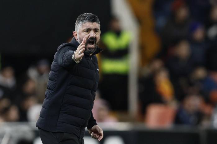 El entrenador, Gennaro Gattuso,en foto de archivo de Biel Aliño. EFE El entrenador, Gennaro Gattuso,en foto de archivo de Biel Aliño. EFE