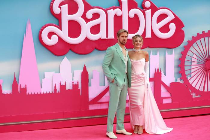 Ryan Gosling y Margot Robbie en un estreno de la película ‘Barbie’ Ryan Gosling y Margot Robbie en un estreno de la película ‘Barbie’