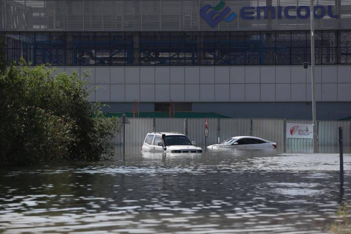 Fotografía de archivo del pasado 18 de abril del aeropuerto de Dubái tras las inundaciones. Fotografía de archivo del pasado 18 de abril del aeropuerto de Dubái tras las inundaciones.