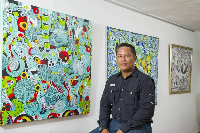 El pintor Yury Guevara El pintor Yury Guevara