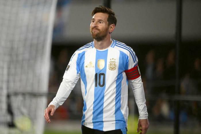 El delantero de la selección de Argentina, Lionel Messi. El delantero de la selección de Argentina, Lionel Messi.