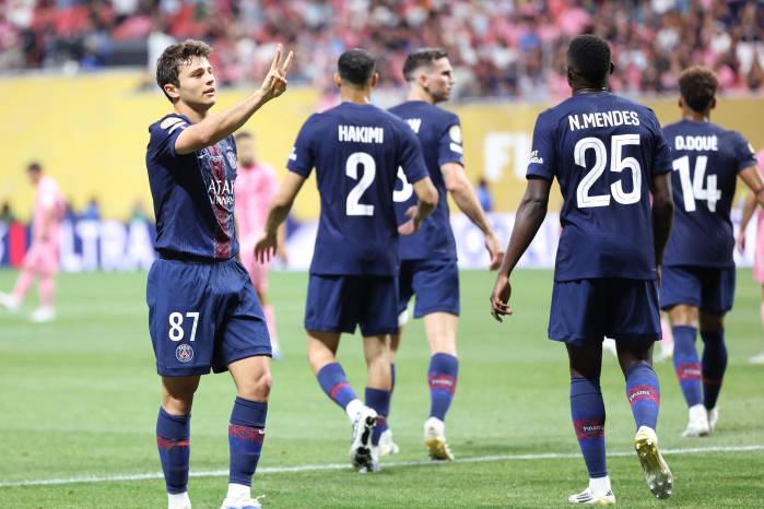 El jugador del PSG, Joao Neves. El jugador del PSG, Joao Neves.