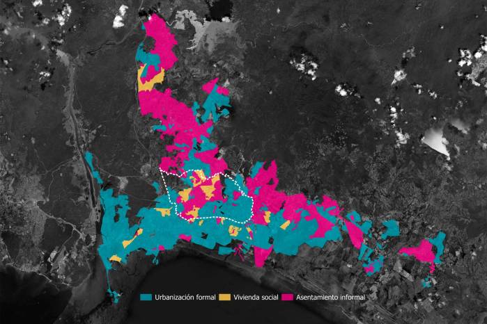 Este mapa muestra la distribución de los asentamientos informales de la ciudad de Panamá en base a datos del censo 2023 e imágenes de satélite. Estos asentamientos informales se encuentran primordialmente en el distrito de San Miguelito, Panamá Este y Norte. Este mapa muestra la distribución de los asentamientos informales de la ciudad de Panamá en base a datos del censo 2023 e imágenes de satélite. Estos asentamientos informales se encuentran primordialmente en el distrito de San Miguelito, Panamá Este y Norte.
