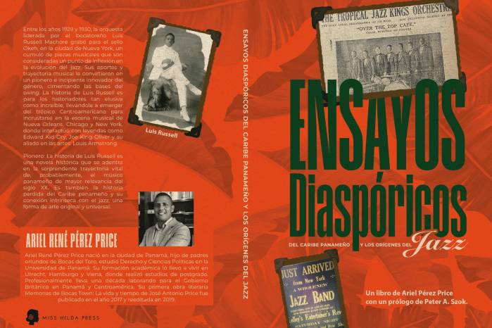 Portada del libro ‘Ensayos Diaspóricos, del Caribe panameño y los orígenes del jazz’ Portada del libro ‘Ensayos Diaspóricos, del Caribe panameño y los orígenes del jazz’