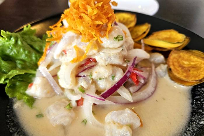 Ceviche de pescado al estilo peruano. Ceviche de pescado al estilo peruano.