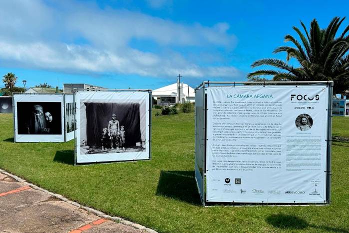 Una de las exposiciones del evento, en José Ignacio (Uruguay) Una de las exposiciones del evento, en José Ignacio (Uruguay)