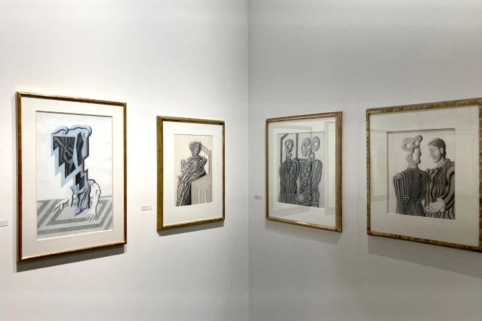 Fotografía de unas obras del pintor y escultor argentino Roberto Aizenberg expuestas en la galería Jorge Mara La Ruche en la feria de Art Basel, el 7 de noviembre de 2013, en Miami Beach, Florida (EE.UU.). EFE/Emilio J. López Fotografía de unas obras del pintor y escultor argentino Roberto Aizenberg expuestas en la galería Jorge Mara La Ruche en la feria de Art Basel, el 7 de noviembre de 2013, en Miami Beach, Florida (EE.UU.). EFE/Emilio J. López