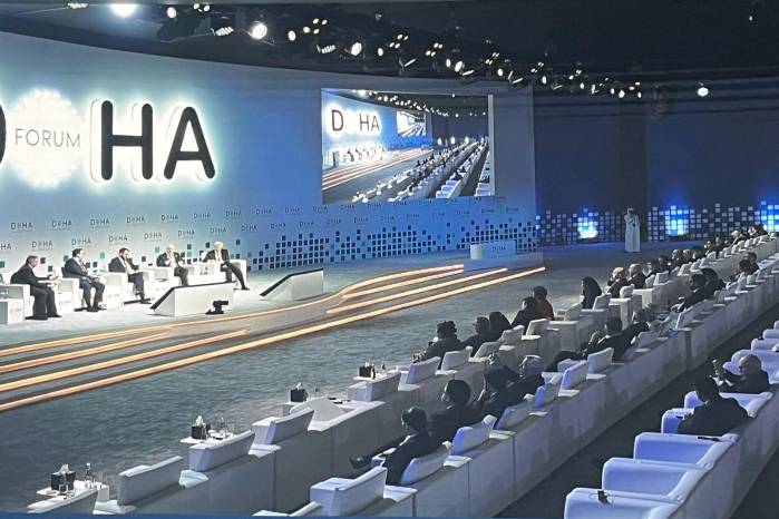Doha Forum 2024 se realizó en Qatar, bajo el patrocinio de Su Alteza el Jeque Tamim bin Hamad Al Thani, Emir de Qatar. Doha Forum 2024 se realizó en Qatar, bajo el patrocinio de Su Alteza el Jeque Tamim bin Hamad Al Thani, Emir de Qatar.