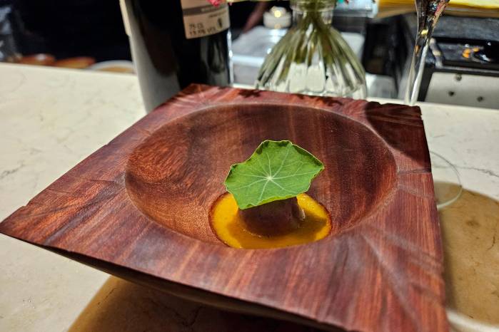 Amuse bouche de ñampí. Amuse bouche de ñampí.