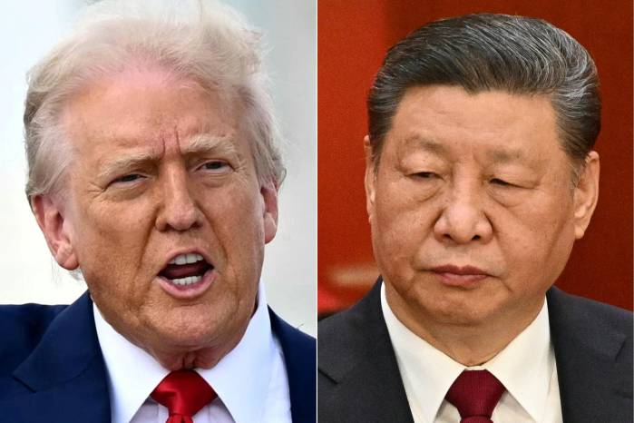 Donald Trump y Xi Jinping. Donald Trump y Xi Jinping.