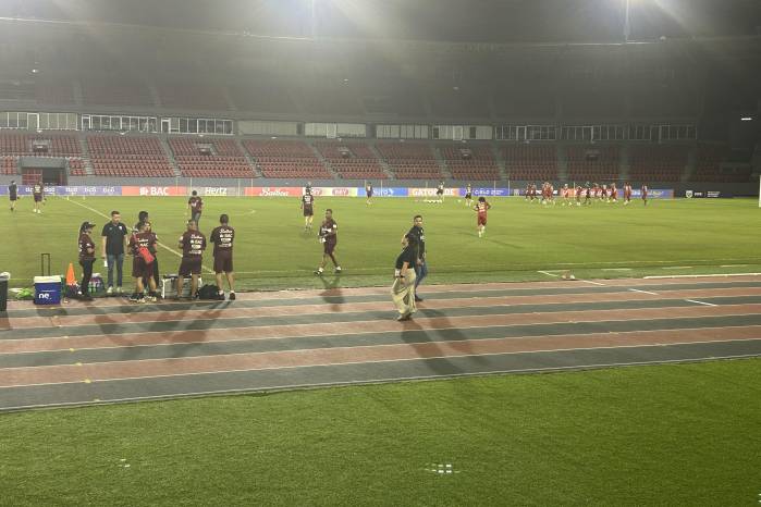 La selección de Panamá entrenó en el estadio Rommel Fernández. La selección de Panamá entrenó en el estadio Rommel Fernández.