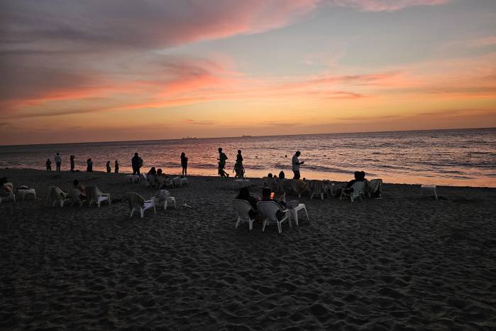 Atardecer en Playa dormida. Atardecer en Playa dormida.