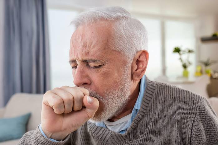 La EPOC se manifiesta con tos crónica, expectoración y dificultad respiratoria. La EPOC se manifiesta con tos crónica, expectoración y dificultad respiratoria.
