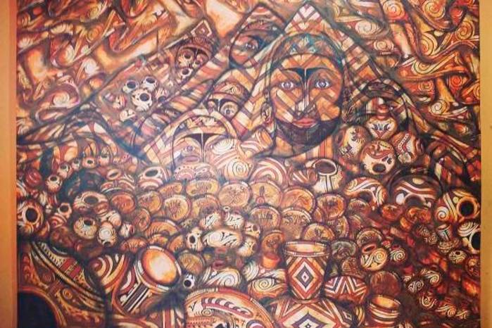 Toda la colección tiene que ver con el arte precolombino. Toda la colección tiene que ver con el arte precolombino.