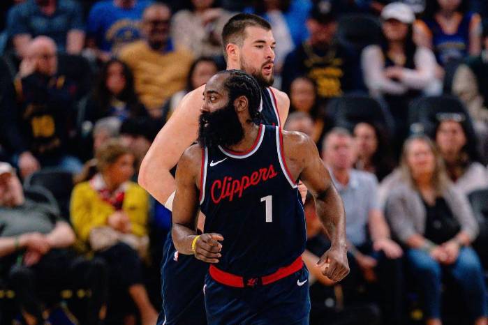El jugador de Los Ángeles Clippers, James Harden. El jugador de Los Ángeles Clippers, James Harden.