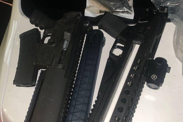 Partes de las armas detectadas por Aduanas. Partes de las armas detectadas por Aduanas.