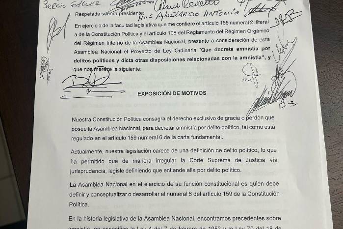 El anteproyecto presentado a la Asamblea Nacional El anteproyecto presentado a la Asamblea Nacional
