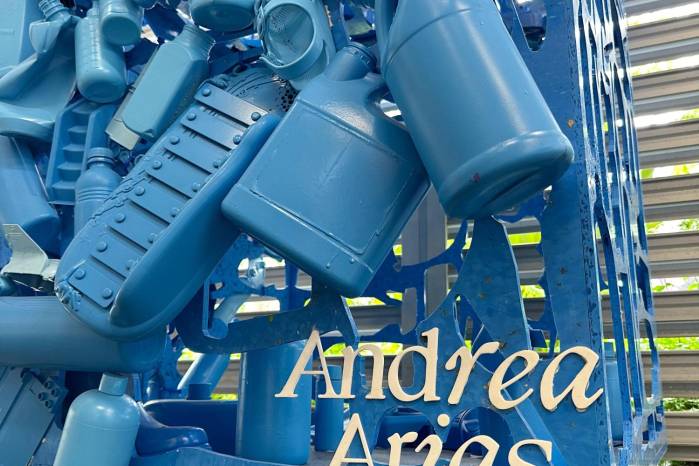 La Casa de Wanda tiene múltiples esculturas que fueron realizadas por Clandestino y por Andrea Arias. La Casa de Wanda tiene múltiples esculturas que fueron realizadas por Clandestino y por Andrea Arias.