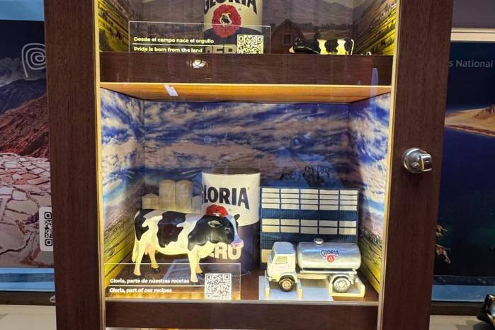 La sala ‘Casa Perú’ promociona los productos peruanos en alta mar. La sala ‘Casa Perú’ promociona los productos peruanos en alta mar.