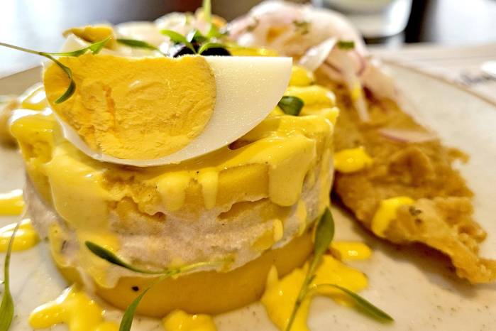 Causa de atún acevichada. Causa de atún acevichada.