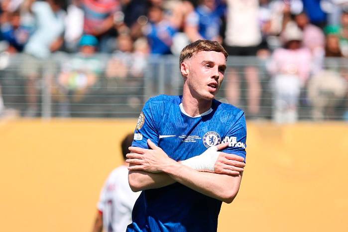Cole Palmer, por su actuación decisiva para que el Chelsea ganara el Mundial de Clubes y la Europa Conference League, se ha metido en el pelotón de candidatos. Cole Palmer, por su actuación decisiva para que el Chelsea ganara el Mundial de Clubes y la Europa Conference League, se ha metido en el pelotón de candidatos.