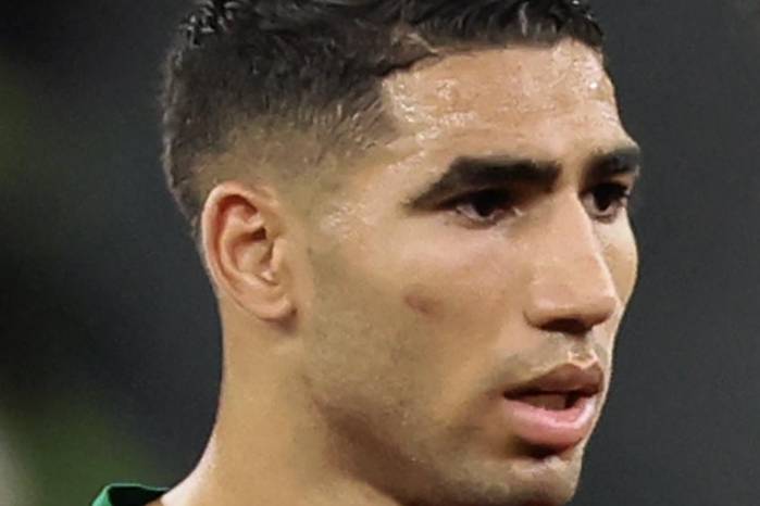 El jugador de la selección de Marruecos y del PSG, Achraf Hakimi. El jugador de la selección de Marruecos y del PSG, Achraf Hakimi.