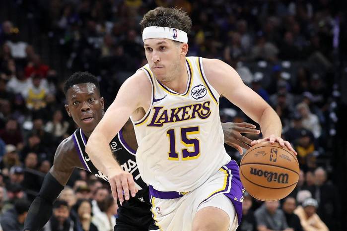El jugador de Los Ángeles Lakers, Austin Reaves. El jugador de Los Ángeles Lakers, Austin Reaves.