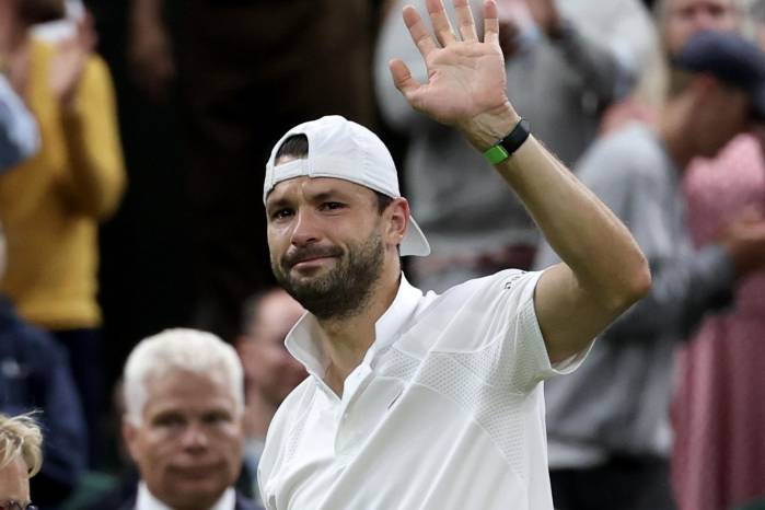 El tenista búlgaro, Grigor Dimitrov. El tenista búlgaro, Grigor Dimitrov.