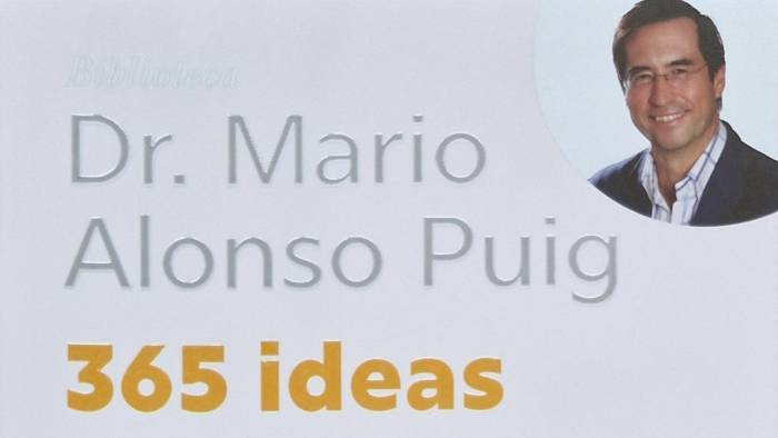 “365 ideas para una vida plena” es un libro motivacional del médico español Mario Alonso Puig. “365 ideas para una vida plena” es un libro motivacional del médico español Mario Alonso Puig.